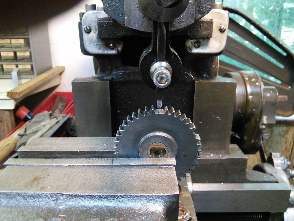 Logan lathe gear tooth repair